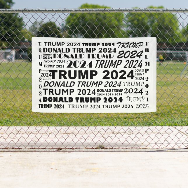 Trump 2024 banner (Insitu)