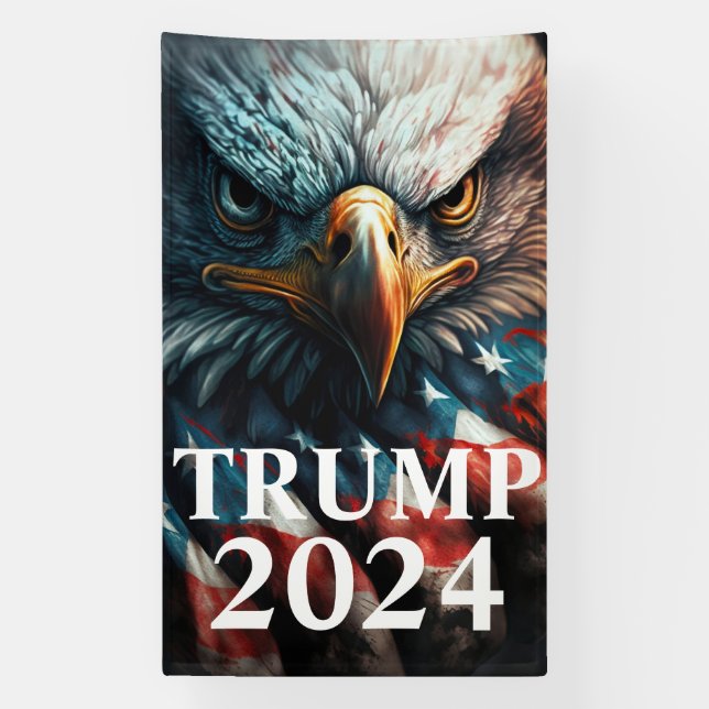 Trump 2024 banner (Vertikal)