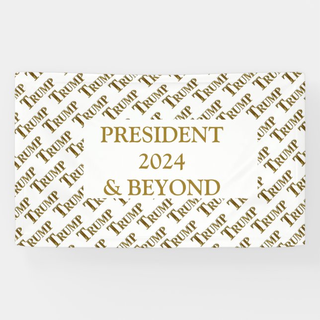 TRUMP 2024 BANNER (Horizontal)