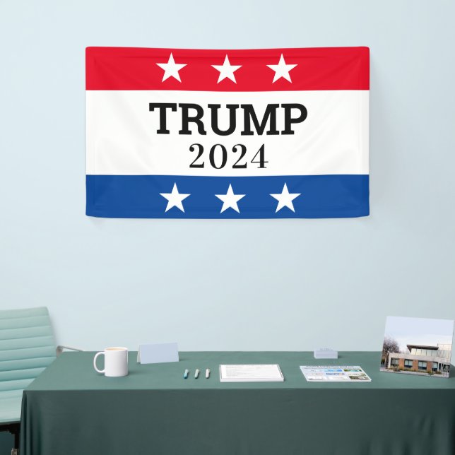 Trump 2024 banner (Messeveranstaltung)