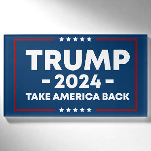 Trump 2024 Behielt America Great - Classic Design Namenschild