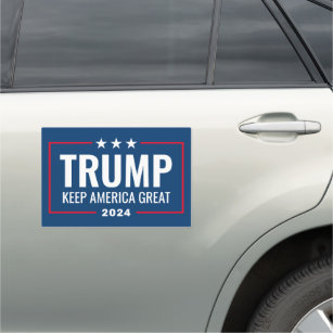 Trump 2024 Behielt Amerika groß - blau rot Auto Magnet