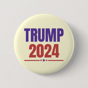 Trump 2024 Behielt Amerika groß - blau rot Button