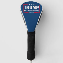 Trump 2024 Behielt Amerika groß - blau rot Golf Headcover