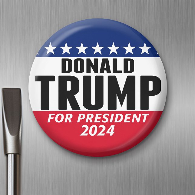 Trump 2024 Behielt Amerika groß - blau rot Magnet (Custom Magnet)