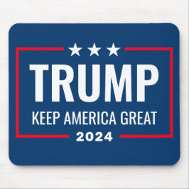Trump 2024 Behielt Amerika groß - blau rot Mousepad