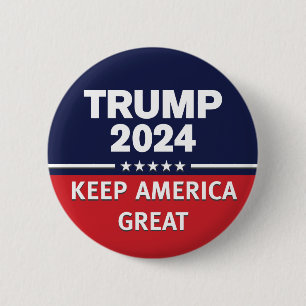 Trump 2024 Behielt Amerika groß  Button