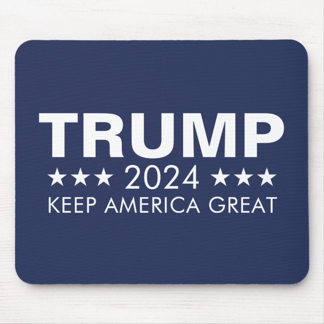 Trump 2024 Behielt Amerika groß Mousepad (Vorne)