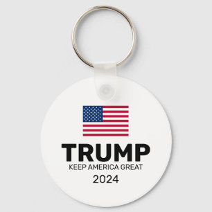 Trump 2024 Behielt Amerika groß Schlüsselanhänger