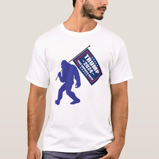 Trump 2024 Bigfoot T-Shirt (Vorderseite)