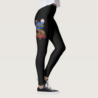 Trump 2024 Black Stretch Pants for Women Leggings