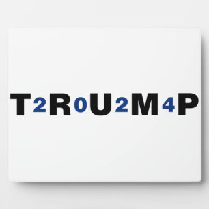 Trump 2024 Blue Fotoplatte