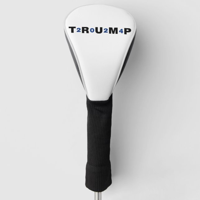 Trump 2024 Blue Golf Headcover (Vorderseite)