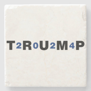 Trump 2024 Blue Steinuntersetzer