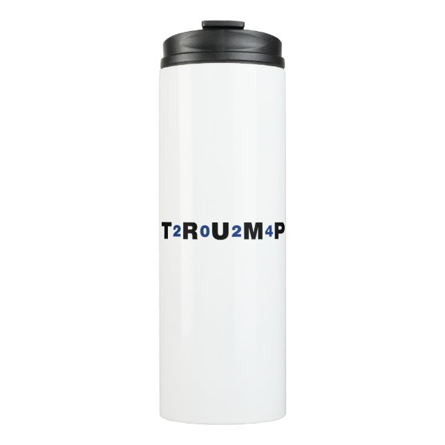 Trump 2024 Blue Thermosbecher (Vorderseite)