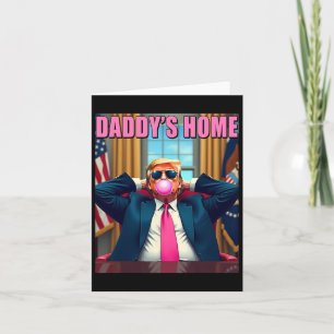 Trump 2024 bringt Amerika zurück zum Zuhause Pink  Karte