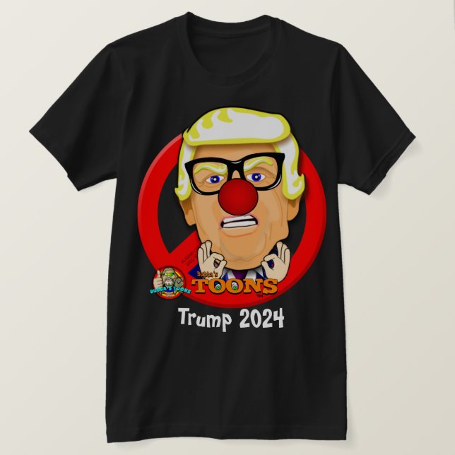 Trump 2024 - Bubbas Toon T-Shirts T - Shirt (Design vorne)
