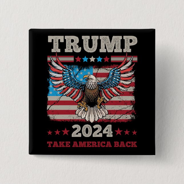 Trump 2024 button (Vorderseite)
