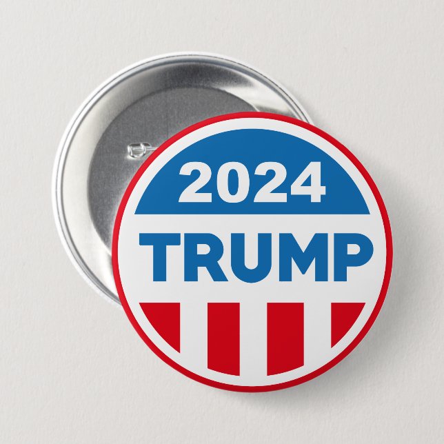 Trump 2024 button (Vorne & Hinten)