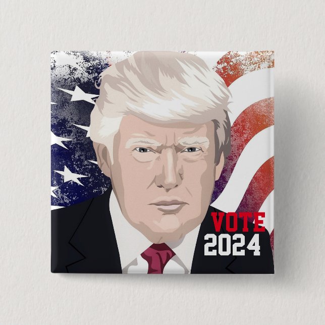 Trump 2024 button (Vorderseite)
