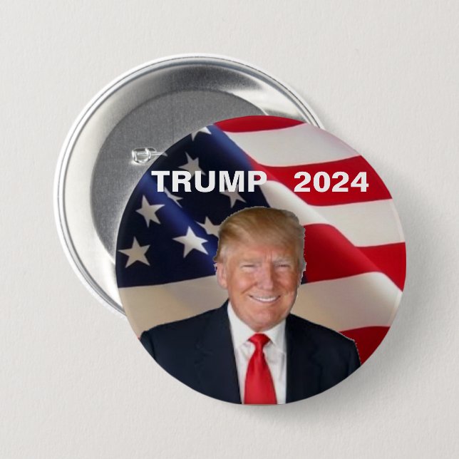 Trump 2024 button (Vorne & Hinten)