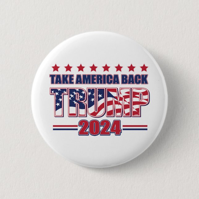 Trump 2024 button (Vorderseite)