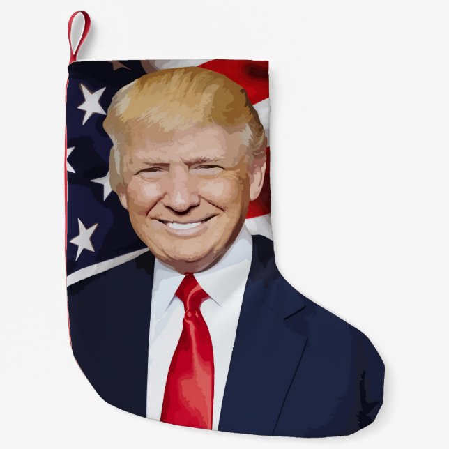TRUMP 2024 CHRISTMAS-STRUMPF KLEINER WEIHNACHTSSTRUMPF (Vorderseite)