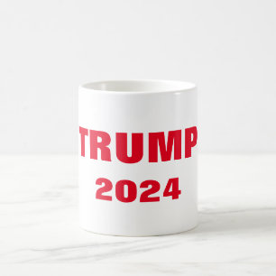 Trump 2024 Cooles Geschenk-Gastgeschenk Red White  Kaffeetasse