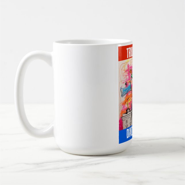TRUMP 2024 DADDY'S ZUHAUSE KAFFEETASSE (Links)