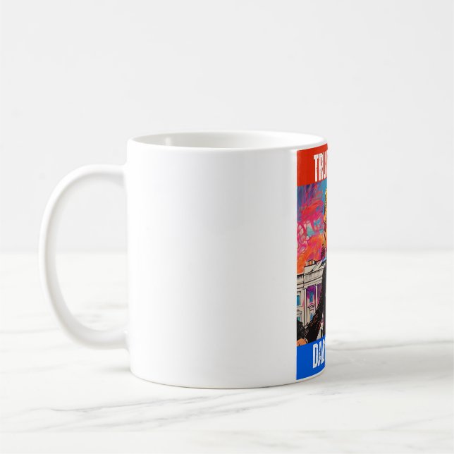 TRUMP 2024 DADDY'S ZUHAUSE KAFFEETASSE (Links)