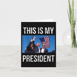 Trump 2024 Das ist mein Präsident Karte