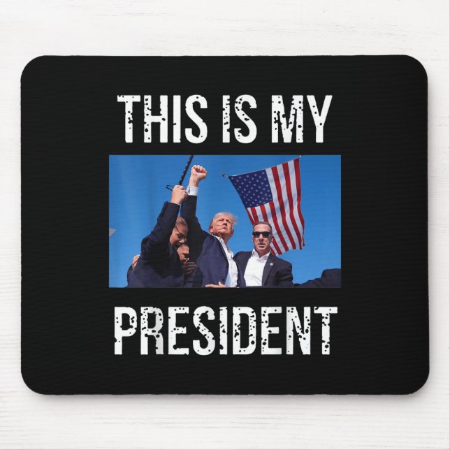 Trump 2024 Das ist mein Präsident Mousepad (Vorne)