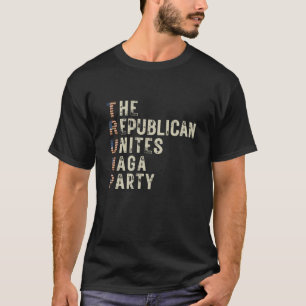 Trump 2024 Die Republikaner vereint MAGA Teil US-F T-Shirt
