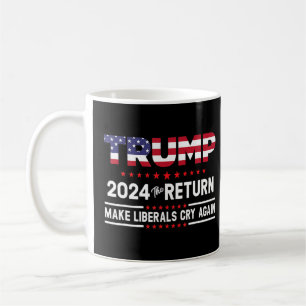 Trump 2024: Die Rückkehr lässt die Liberalen wiede Kaffeetasse