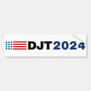 Trump 2024 DJT Autoaufkleber
