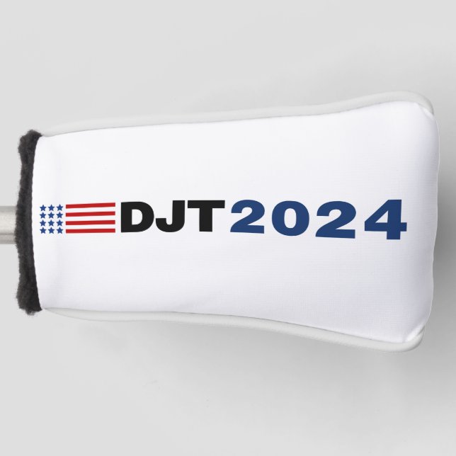 Trump 2024 DJT Golf Head Cover Golf Headcover (Vorderseite)