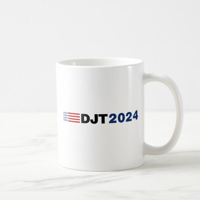 Trump 2024 DJT-Kaffee-Tasse Kaffeetasse (Rechts)