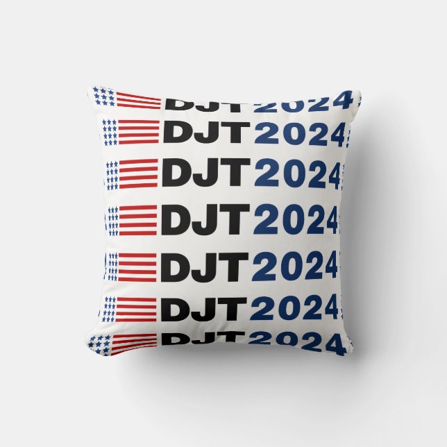 Trump 2024 DJT Kissen (Vorderseite)