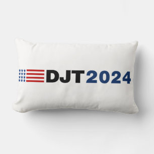 Trump 2024 DJT Lumbar Pillow Lendenkissen