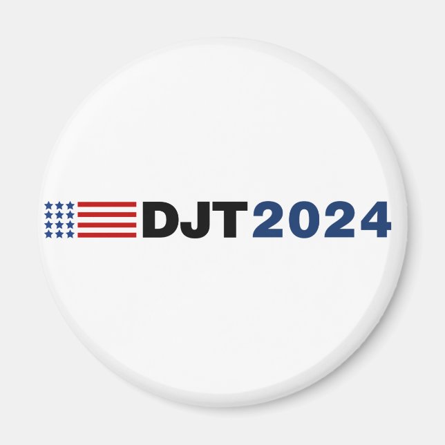 Trump 2024 DJT Magnet (Vorne)