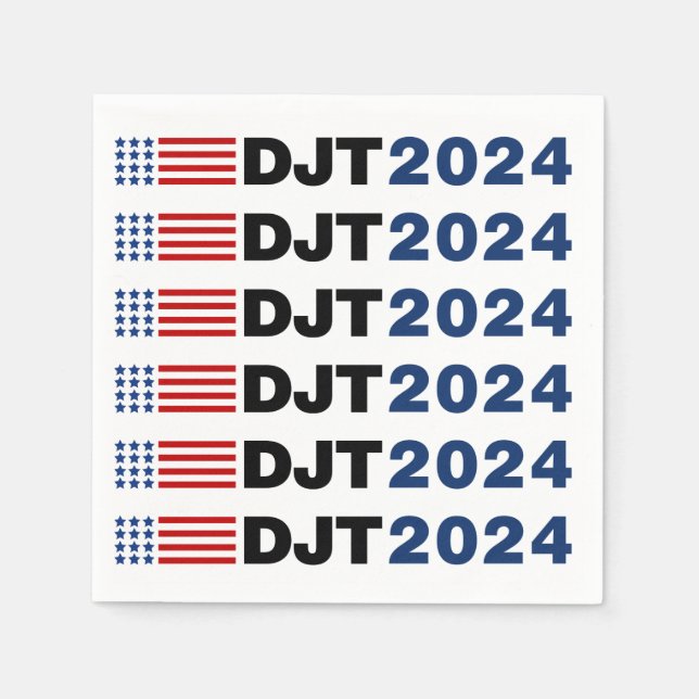 Trump 2024 DJT Serviette (Vorderseite)
