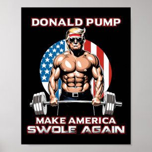Trump 2024 Donald Pump macht Amerika wieder zum Sc Poster