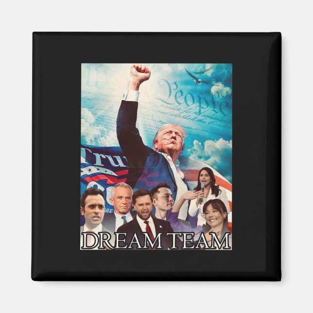 Trump 2024 Dream Team Magnet (Vorne)