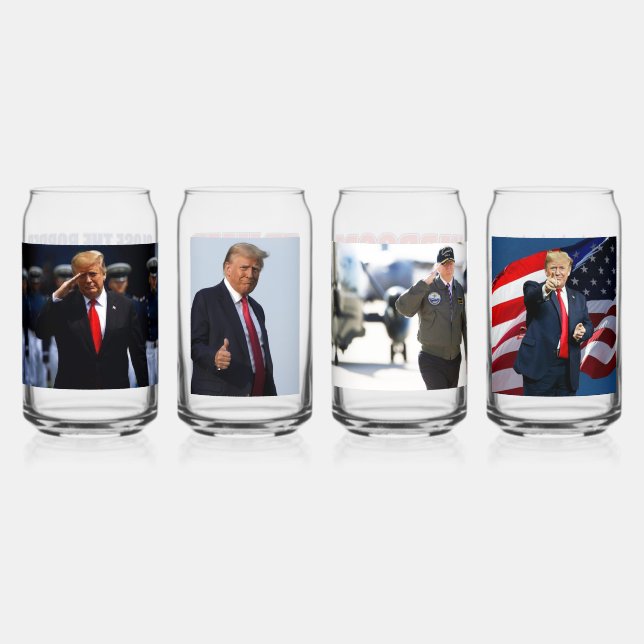 Trump 2024: Drill Drill Drill Nah die Grenze Dosenglas (Hinten)