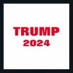 Trump 2024 farbenfroh, weiß kühl, trendy Cool Poster<br><div class="desc">Entworfen mit Text in farbenfroh weißem Hintergrund!</div>