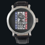 Trump 2024 Fist Outlaw Hillbilly J.D.Vance 2024 Armbanduhr<br><div class="desc">Trump 2024 Outlaw Hillbilly J.D.Vance 2024 Donald Trump</div>