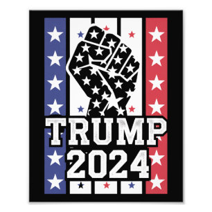 Trump 2024 Fist Outlaw Hillbilly J.D.Vance 2024 Fotodruck
