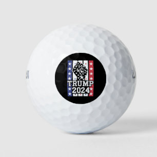 Trump 2024 Fist Outlaw Hillbilly J.D.Vance 2024 Golfball