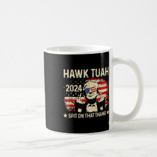 Trump 2024 Flag Funny Hawk Tush Middle Finger 24 Kaffeetasse