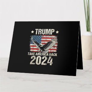 Trump 2024 flag take America back men women Trump  Karte